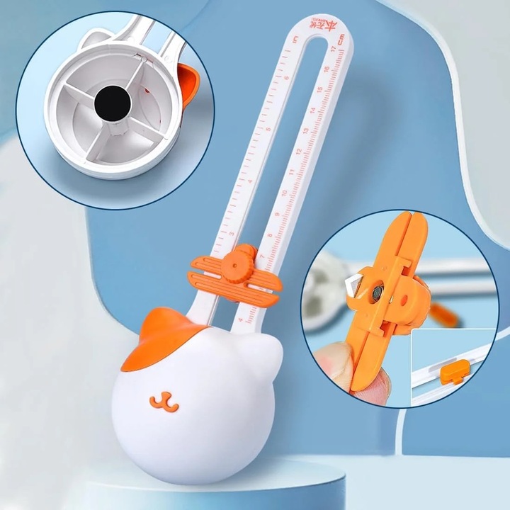 Cutter rotativ circular ZYBLSSBB, ajustabil, negru, pentru hartie si materiale craft