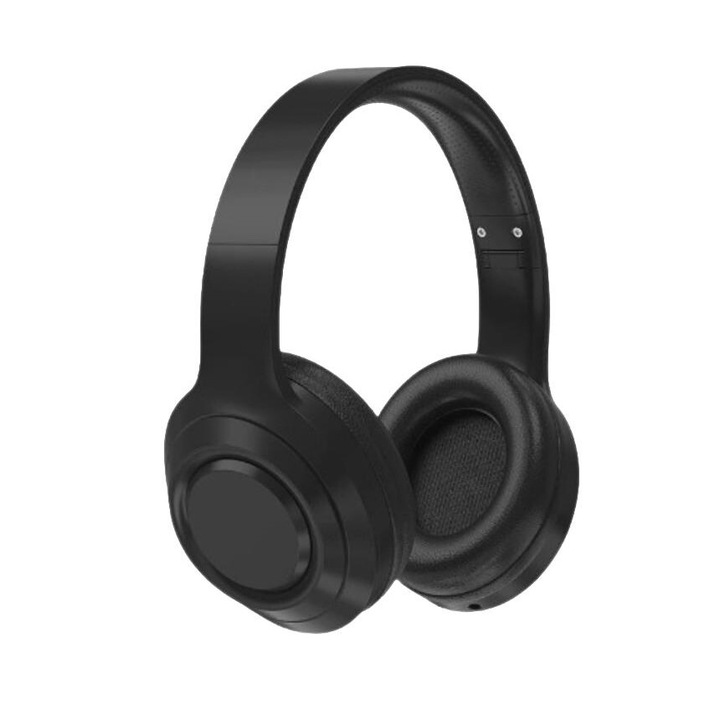 Casti wireless DR-58, Bluetooth 5.0, reducere automata a zgomotului, negru