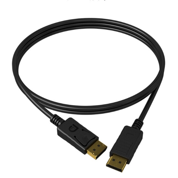 Cablu DP la HDMI 1.8M, 4K, transmisie audio-video sincronizata, Negru