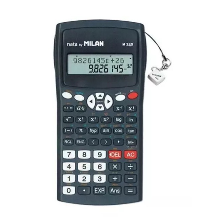 Калкулатор научен Milan, 12 разр., 240 функции, черен