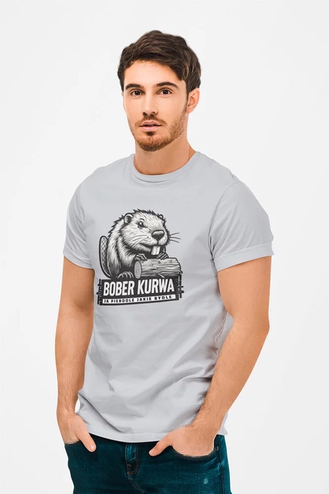 Tricou D&B pentru barbati/unisex MO00024_Horror, Gri
