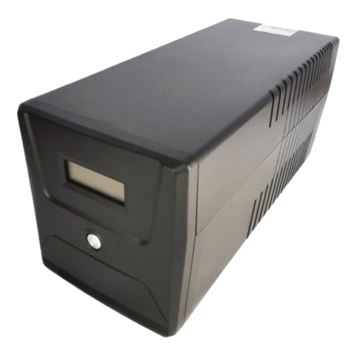 UPS 1000VA/600W, LCD kijelző, 4 db Shucko aljzat USB és RS232 portokkal