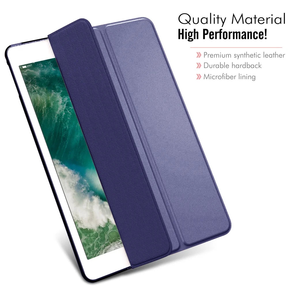 Husa tableta, Slim, multicolor, pentru iPad Mini 5, design flexibil TPU, functie auto sleep/wake, suport vizionare/tastare