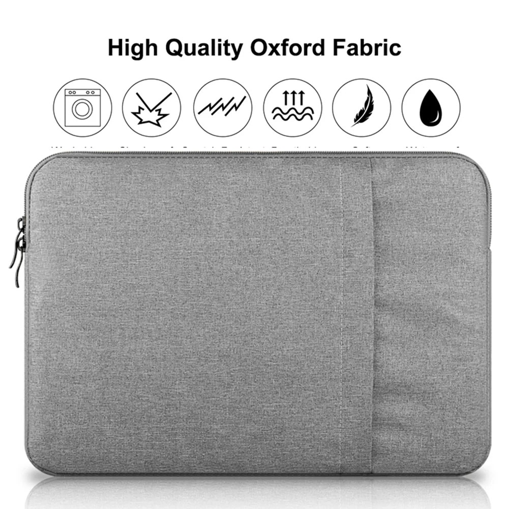 Husa laptop 12/13/15inch, multicolor, nylon, design cu fermoar, antisoc, 32x21x3cm/35x25x3cm/38x27x3cm