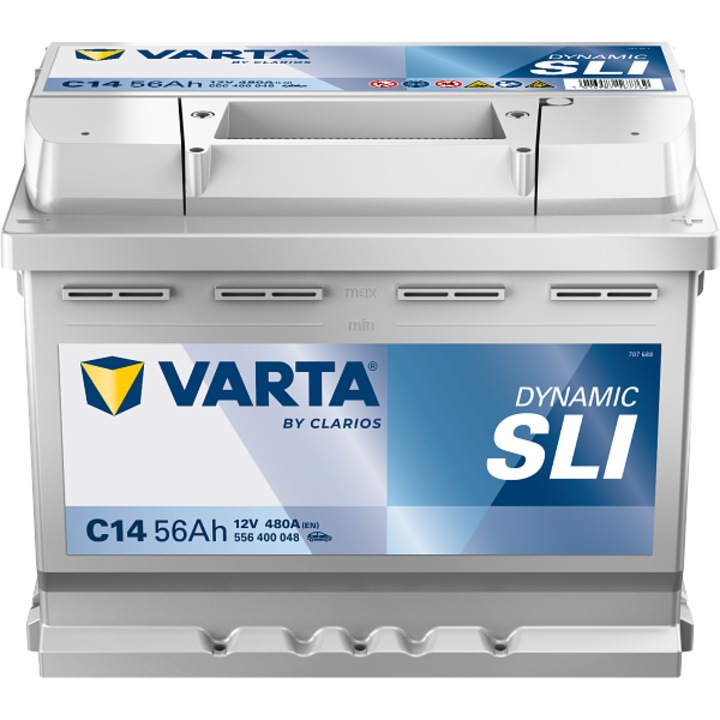 Акумулатор Varta Dynamic SLI 56Ah 480A C14 556400048