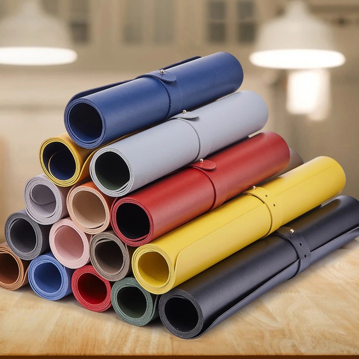 Mouse Pad, Multicolor, 60x30cm, PVC, Faux Leather, Dublu fata