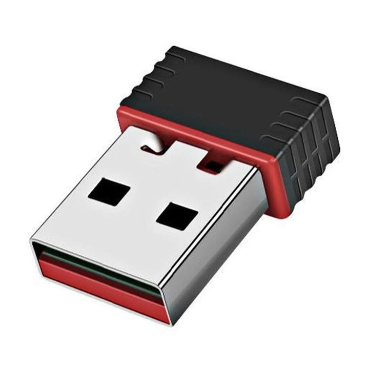 YANYXR 150 vezeték nélküli USB adapter, kétsávos 2.4+5GHz, fekete
