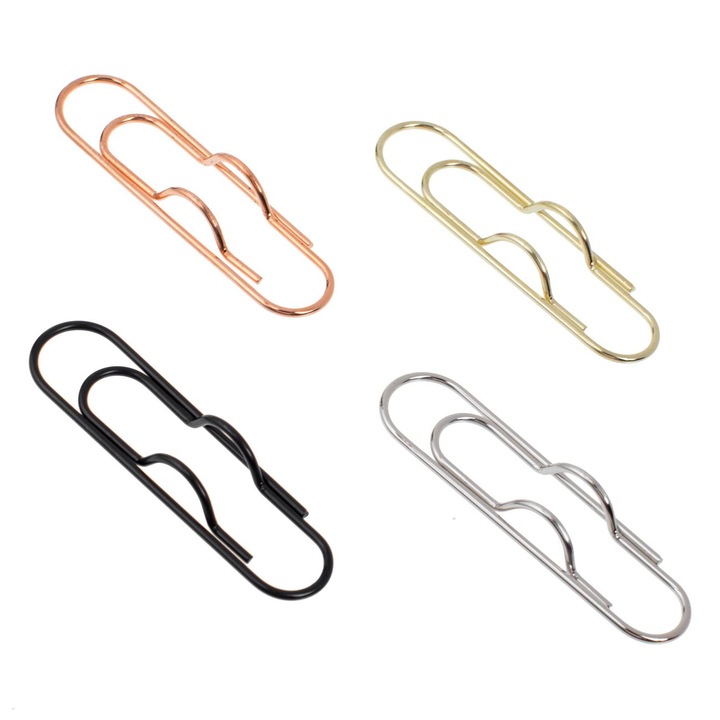 Метални щипки с държач за химикал - 4 бр