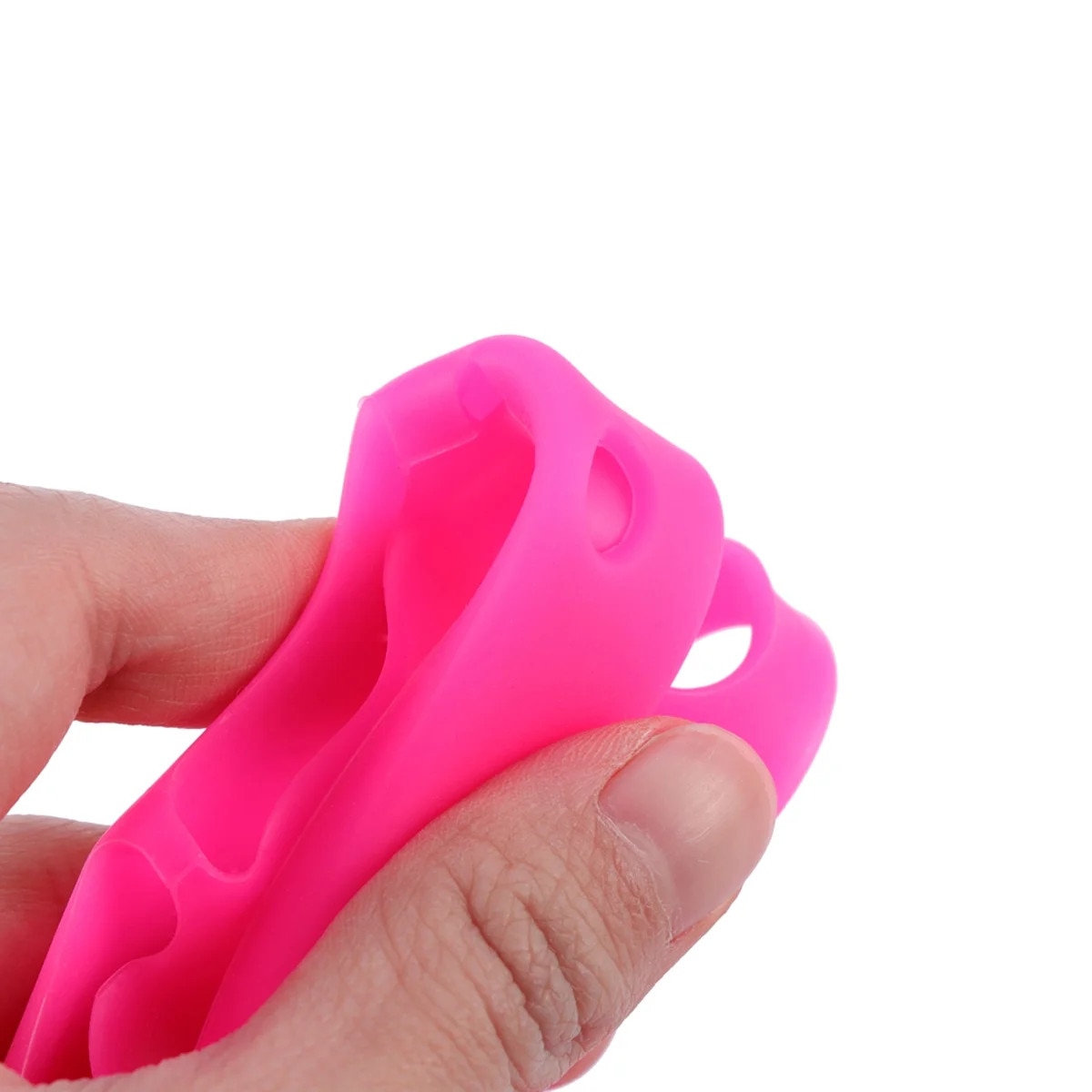 Husa tableta, 7 inch, silicon, protectie, roz rosu