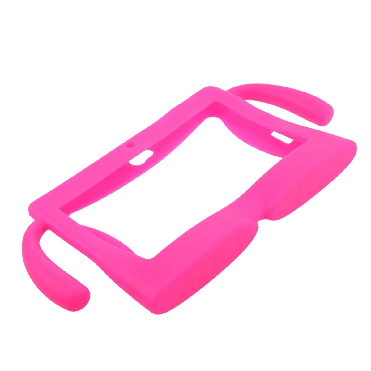 Husa tableta, 7 inch, silicon, protectie, roz rosu