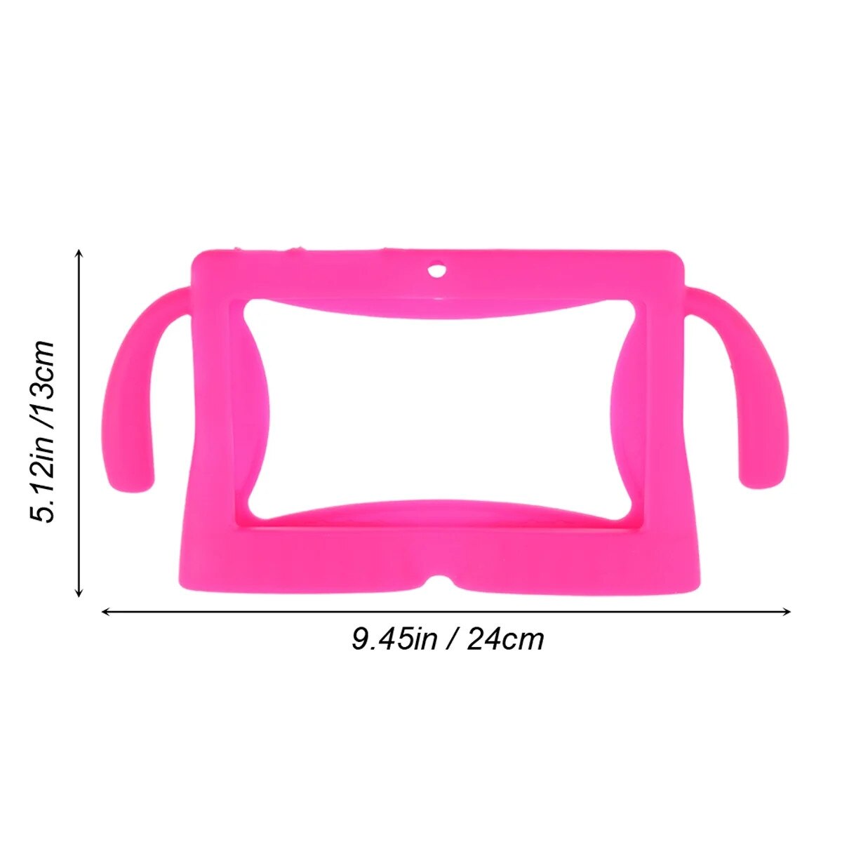 Husa tableta, 7 inch, silicon, protectie, roz rosu