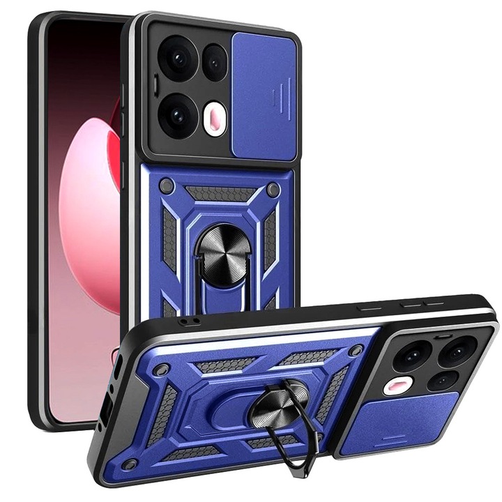 Кейс за Oppo Reno13 Pro - Techsuit CamShield Series - син