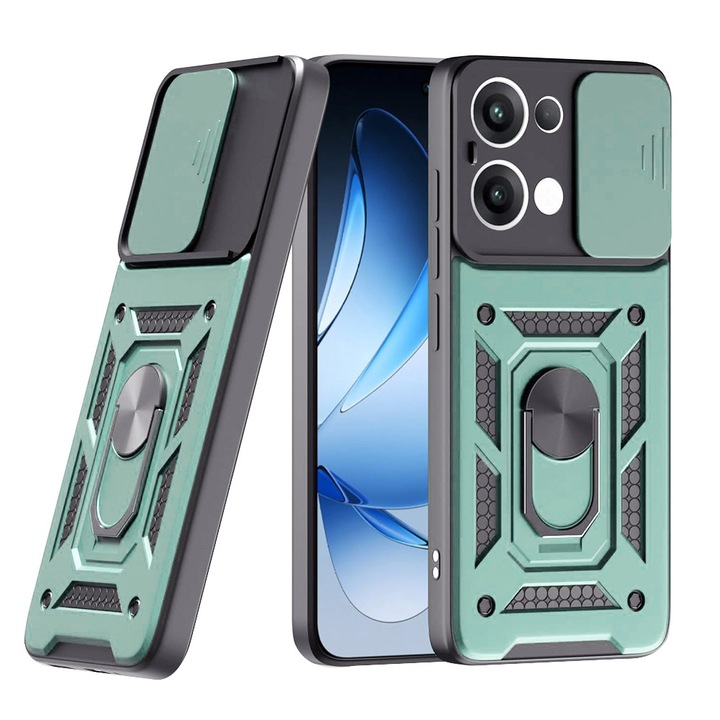 Кейс за Oppo Reno13 - Techsuit CamShield Series - Зелен
