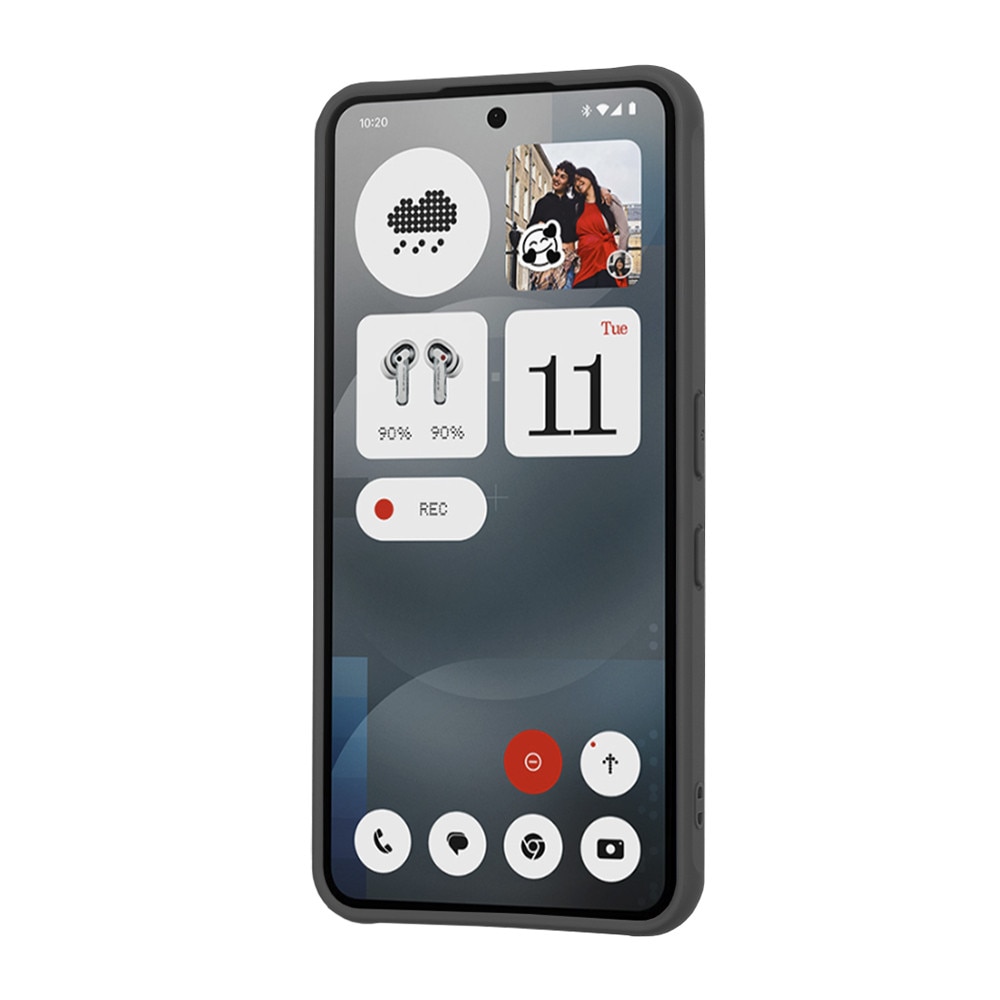 Husa pentru Nothing Phone (3a) - Techsuit HaloFrost MagSafe Series - Smoke Black