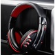 Casti Gaming Profesionale RETOO Connect, Cu Microfon HD Omnidirectional, Anulare Zgomot de Fond, Iluminare LED RGB, Sunet Surround, Difuzoare 108 dB, Jack 3.5 mm, Cablu 1.75 m, Compatibile PC, Laptop, Xbox, PS4, PS5, Nintendo, Negru Si Rosu