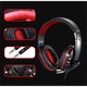 Casti Gaming Profesionale RETOO Connect, Cu Microfon HD Omnidirectional, Anulare Zgomot de Fond, Iluminare LED RGB, Sunet Surround, Difuzoare 108 dB, Jack 3.5 mm, Cablu 1.75 m, Compatibile PC, Laptop, Xbox, PS4, PS5, Nintendo, Negru Si Rosu