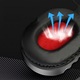 Casti Gaming Profesionale RETOO Connect, Cu Microfon HD Omnidirectional, Anulare Zgomot de Fond, Iluminare LED RGB, Sunet Surround, Difuzoare 108 dB, Jack 3.5 mm, Cablu 1.75 m, Compatibile PC, Laptop, Xbox, PS4, PS5, Nintendo, Negru Si Rosu