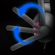 Casti Gaming Profesionale RETOO Connect, Cu Microfon HD Omnidirectional, Anulare Zgomot de Fond, Iluminare LED RGB, Sunet Surround, Difuzoare 108 dB, Jack 3.5 mm, Cablu 1.75 m, Compatibile PC, Laptop, Xbox, PS4, PS5, Nintendo, Negru Si Rosu