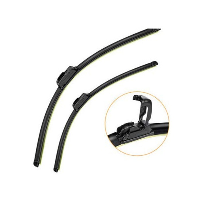 Set 2 stergatoare fata parbriz CarJoy 610 mm 380 mm Honda Civic 6 VI 2001 - 2005