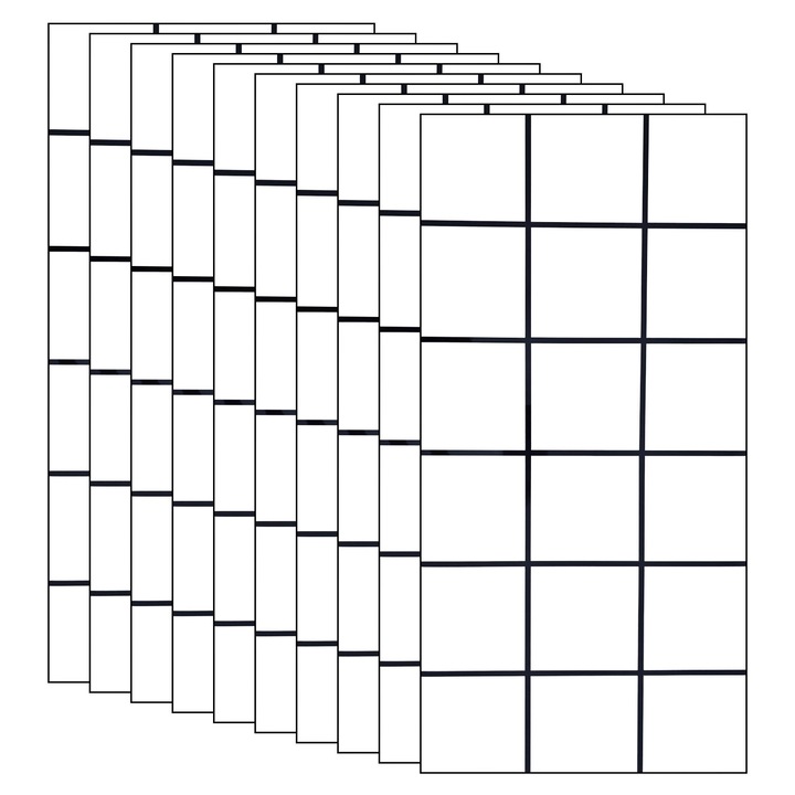 Set 10 x tapet autoadeziv imitatie marmura NEXTLY, waterproof, ajustabil, adeziv puternic, usor de montat, suprafata acoperire 1.8 mp, 30x60 cm, 2mm grosime P88101