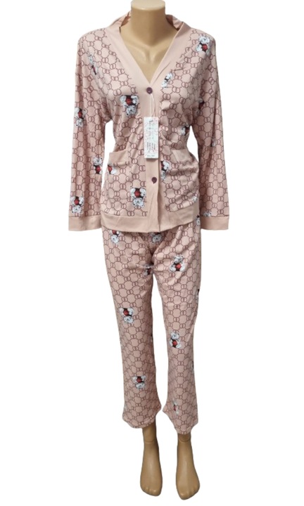 Női rózsaszín pizsama, 2xl