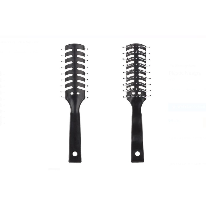 Perie de Plastic Neagra