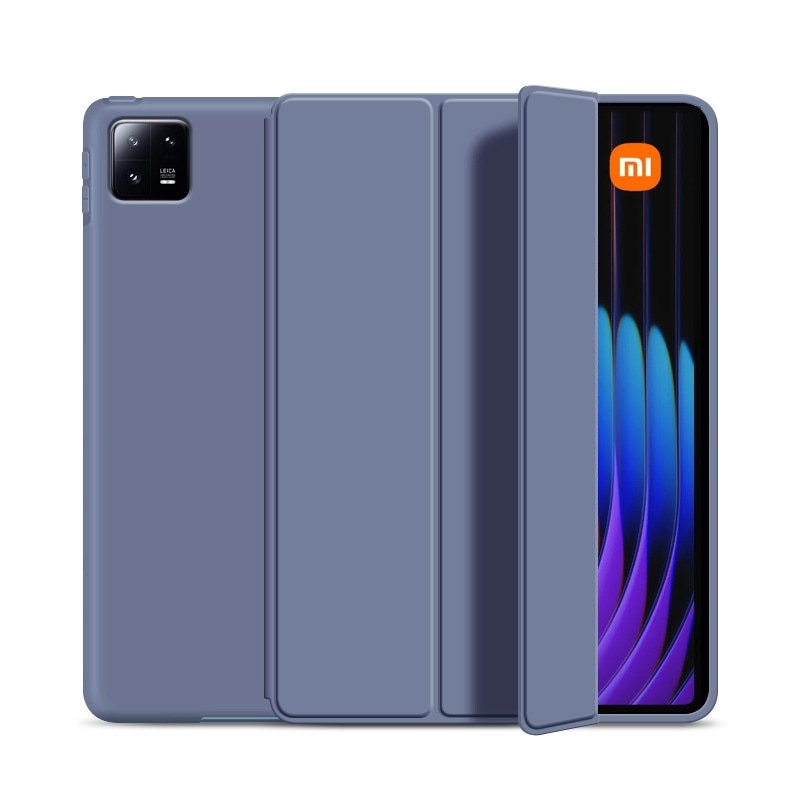 Husa Ultra Slim pentru Xiaomi Pad 8 / Pad 7 (Pro) 11.2" (2025), Silicon TPU, Smart Cover – Lavanda