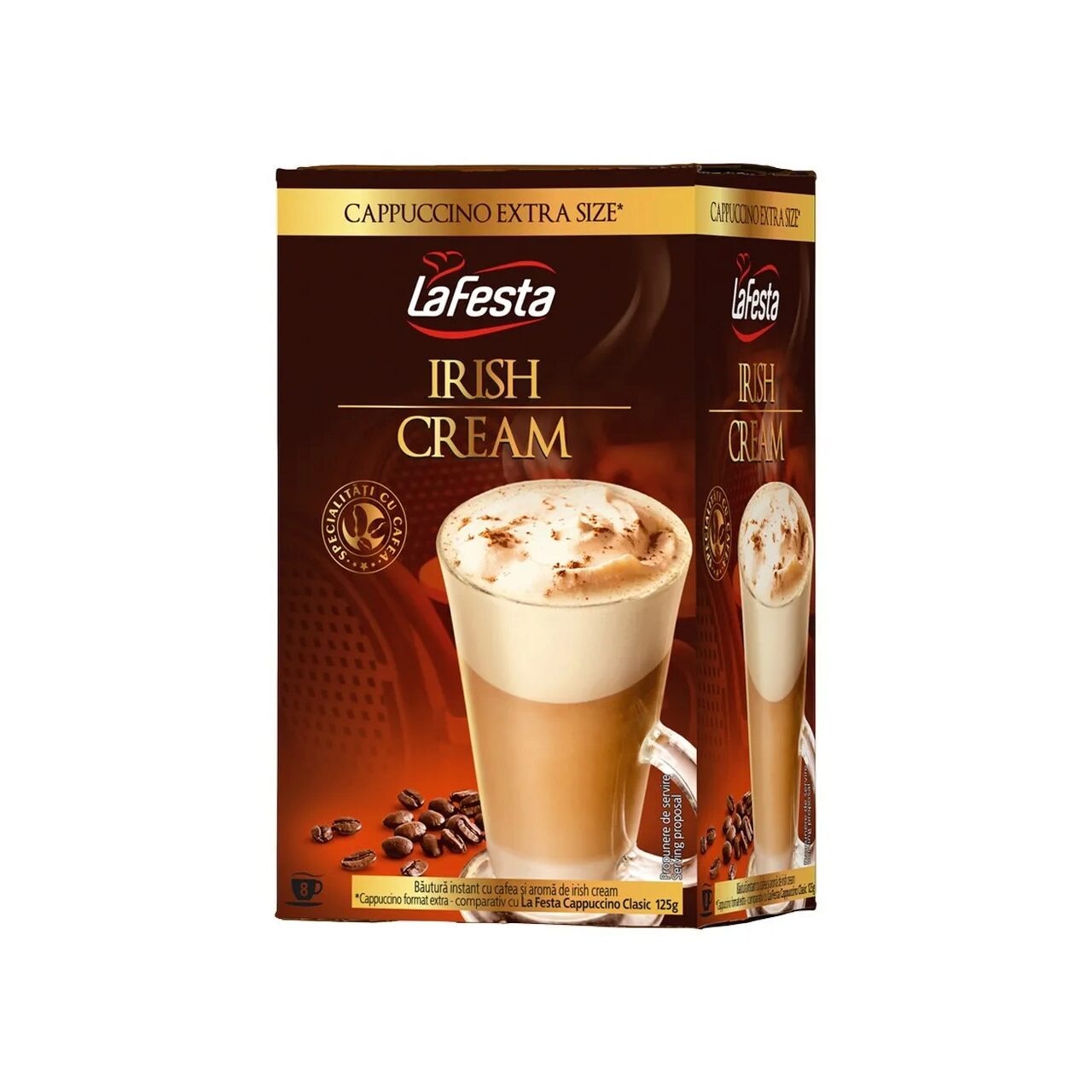 Cappuccino Irish, EXTRA SIZE, La Festa, 8 bucati, 176g
