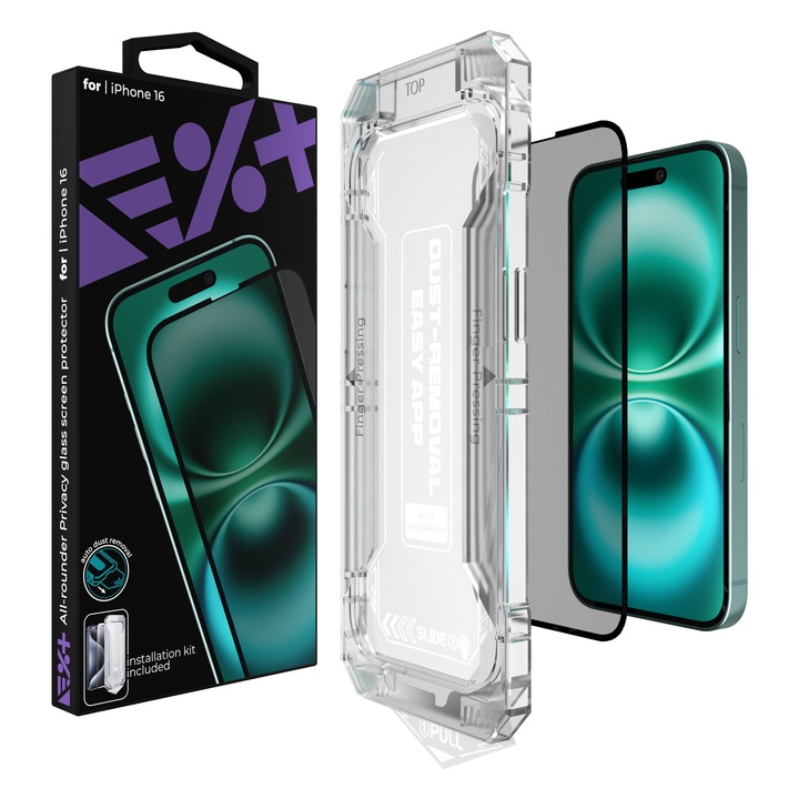 Комплект от 2 протектора за екран с покритие за защита на неприкосновеността на зрението NEXT ONE за iPhone 16