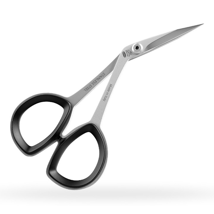 Foarfeca pentru broderie, lungime 10 cm, varf curbat, sistem de blocare cu inel sau surub torx colectia Evolution Line Premax