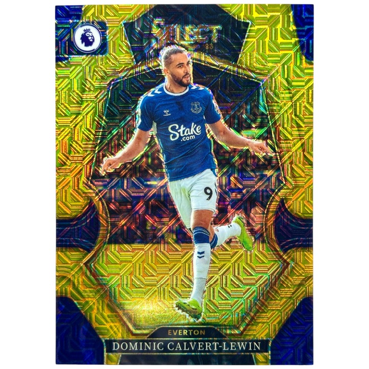 Cartonas de fotbal Panini Dominic Calvert-Lewin 2022-23 Panini Select Premier League - GOLD MOJO 01din 10 Nr 165 Everton