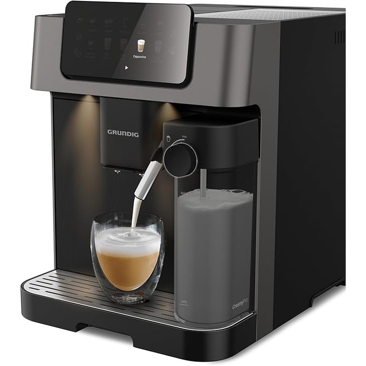 Espressor automat GRUNDIG KVA 7230, negru/argintiu