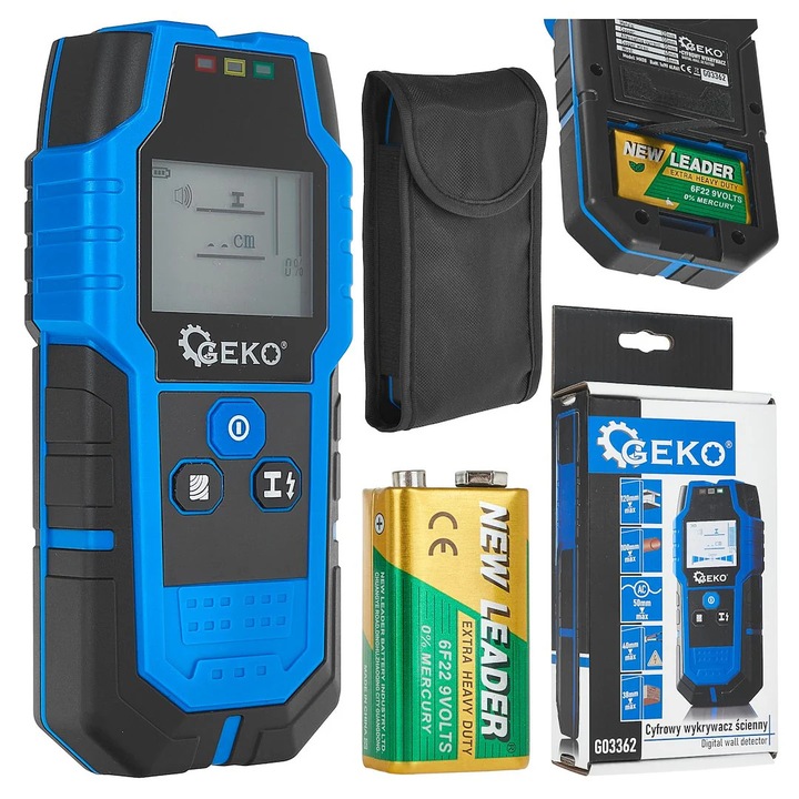 Detector multifunctional pentru instalatii electrice, Geko G03362