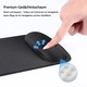 Mousepad Zeaicos, verde, 23x21x2cm, cu suport pentru incheietura mainii