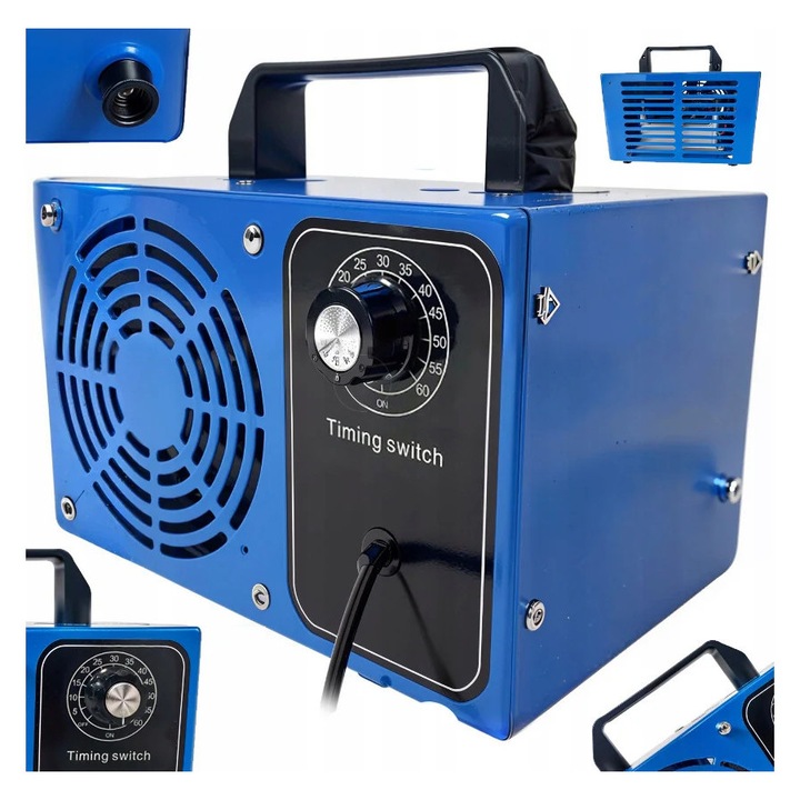 Ozonátor és légtisztító, 70000 mg/h, 155 W, Ondragon OD5069