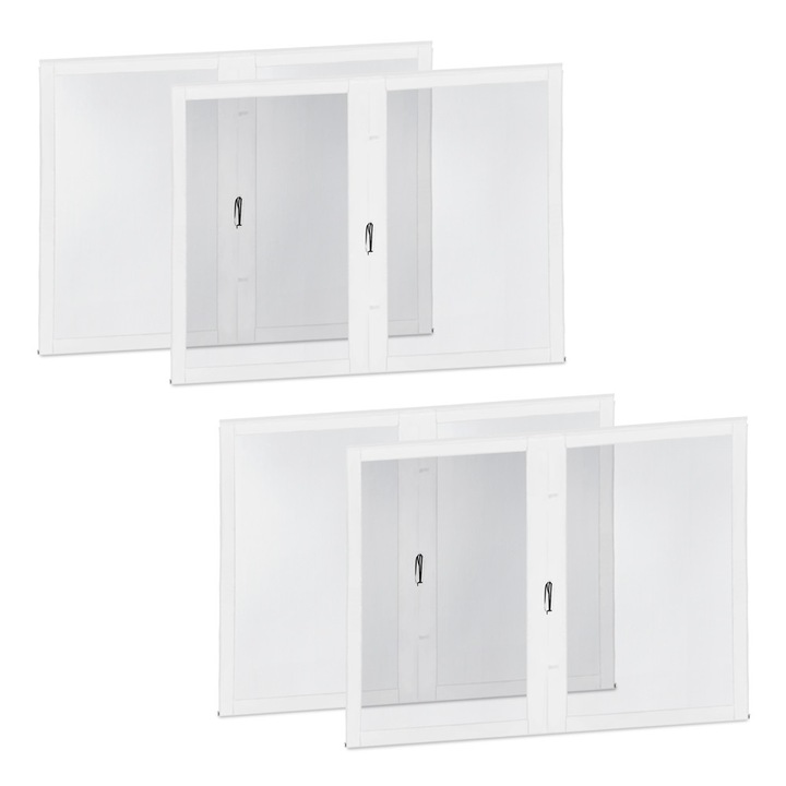 Oldalfalak szúnyoghálóval, VONROC, PT801AA_WHITE, 420D Oxford matt 420D vászon, PVC bevonattal, UV védelem 50+, party sátorhoz PT501XX, Fehér