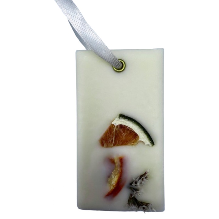 Odorizant Dulap Haine, Em Art Craft, Zesty Heat - Portocala, Piper, Ambra, Scortisoara, Dreptunghi, Handmade, ceara parfumata, wax melts, ceara naturala, 33 g