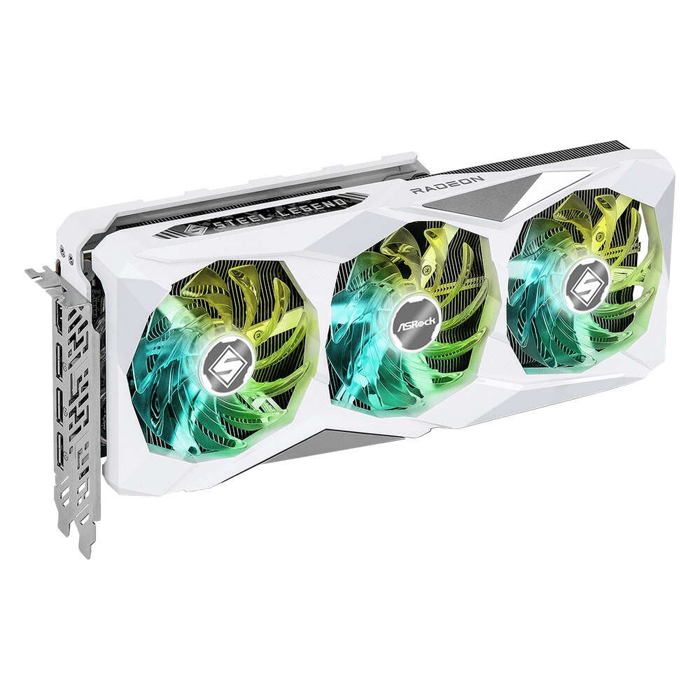 Placa video ASRock Radeon RX 7800 XT Steel Legend OC 16GB GDDR6