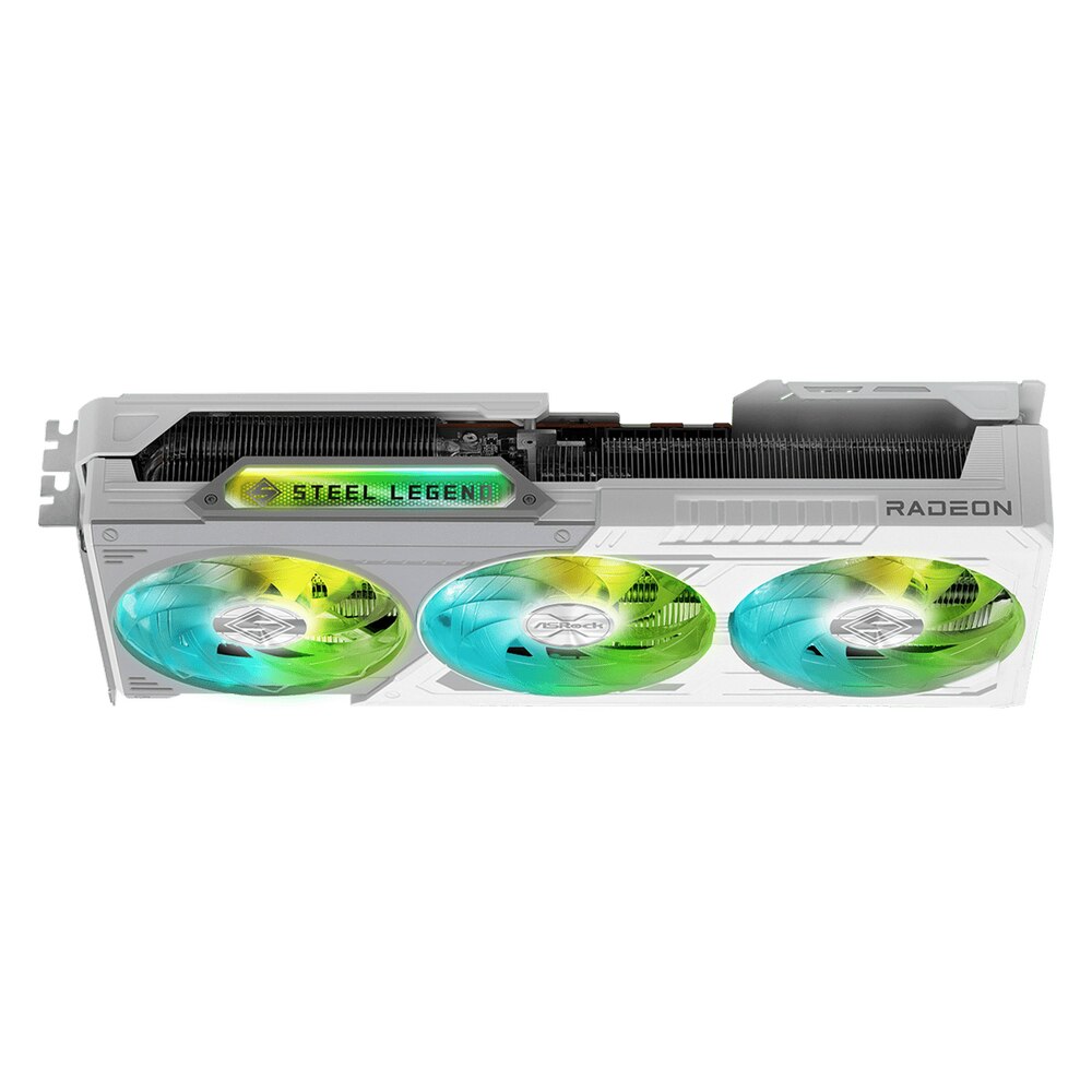 Placa video ASRock AMD Radeon RX 9070 Steel Legend, 16GB, GDDR6