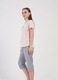 Pijama bumbac capri Vienetta, Love Story, roz pudrat