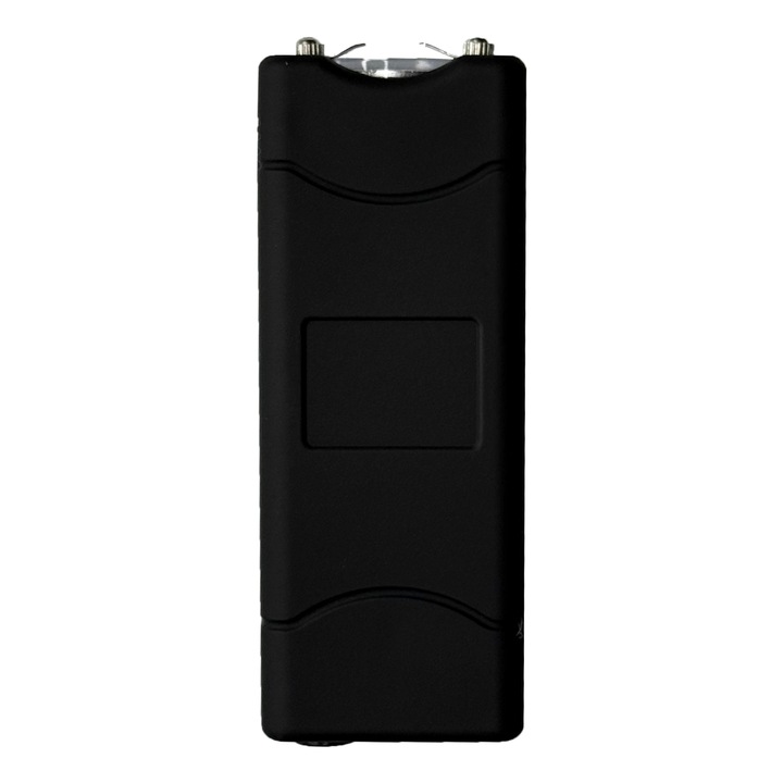 Mini Dispozitiv Electrosocuri Pentru Femei, Autoaparare De Buzunar, Anti Caini, Cu Lanterna Inclusa, Descarcare 4000K Volti, Reincarcabil, Negru