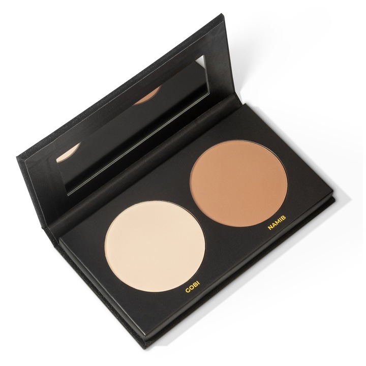 Paleta pentru Contur, Layla Cosmetics, in Nuante Reci, Sculpt Contour Light Cold