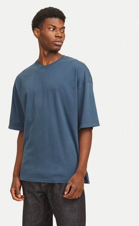 Férfi póló, Jack and Jones, 304782978, Pamut, Kék, Kék