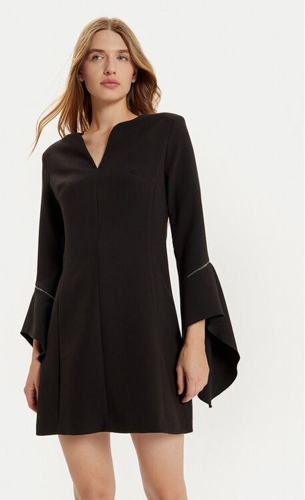 Rochie dama, Rinascimento, 304891120, Poliester/Viscoza, Negru