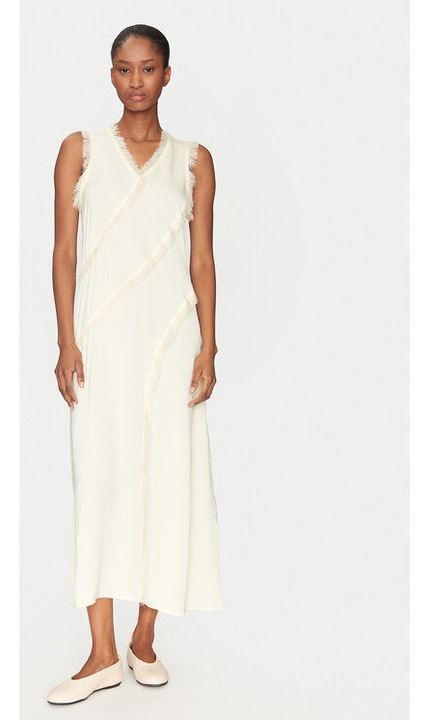 Női ruha, Day Birger, 305138415, Viszkóz, Bézs, Bézs