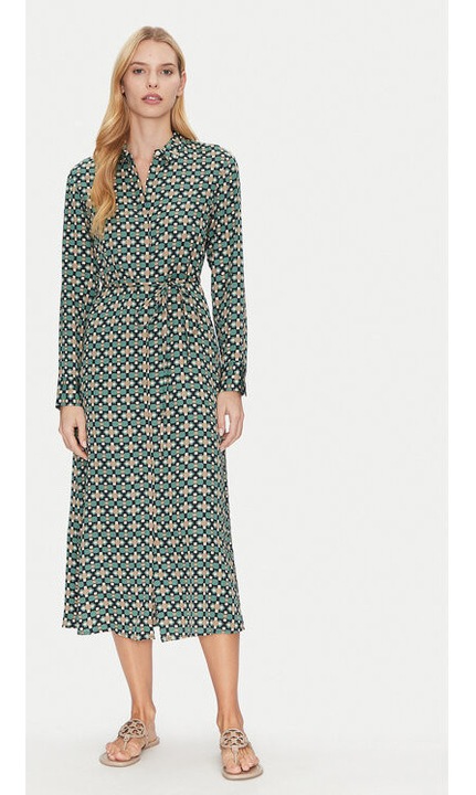 Rochie dama, Marc O Polo, 304827051, Viscoza, Verde, Verde, 34