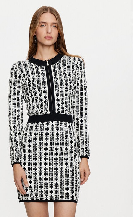 Női ruha, Gaudi, 304202087, Viszkóz/Poliamid, Fekete, Fekete, XL