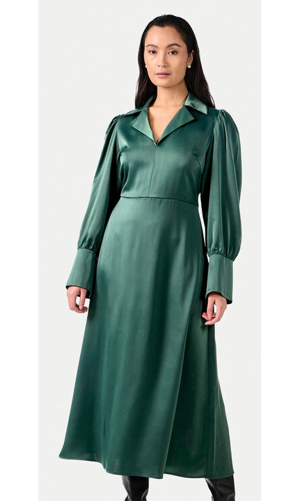 Női ruha, Yas, 304518348, Újrahasznosított poliészter/Poliészter, Zöld, Zöld