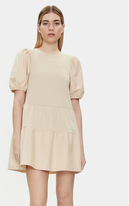 Női ruha, Brave Soul, 303995249, Pamut, Bézs, Bézs