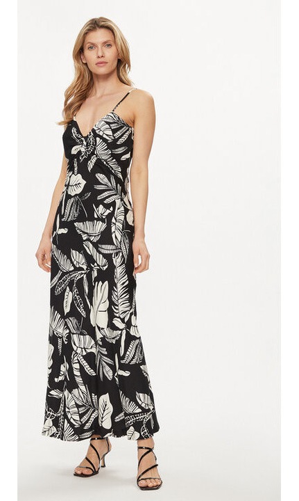 Női ruha, Fracomina, 303688202, Viszkóz, Fekete, Fekete